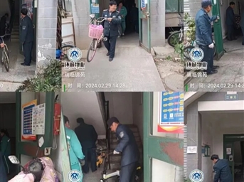 环诚物业开展电动车专项整治行动，严防“热辣滚烫”